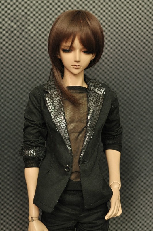Summer style black suits set for 1/3 size BJD - Click Image to Close